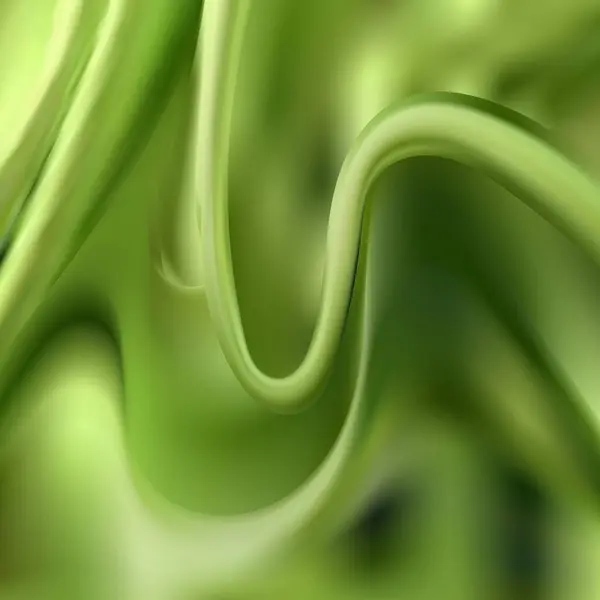 Grüner Runzeliger Stoffhintergrund Wandabtrennung Mit Elegantem Muster — Stockvektor