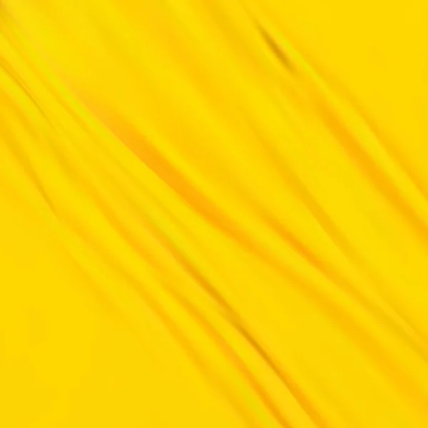 Gelber Stoffhintergrund Weich Faltig Stoff Patrem Und Oberfläche — Stockvektor
