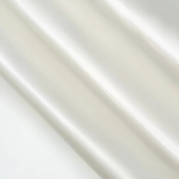 Sfondo Tessuto Bianco Increspato Tessuto Texture — Vettoriale Stock