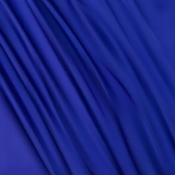 Jedwabna Tkanina Tekstura Niebieskiej Pomarszczonej Tkaniny Niebieska Pomarszczona Falista Struktura — Wektor stockowy