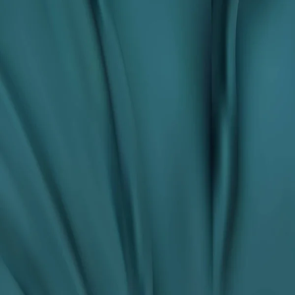Abstraktní Vlnitý Luxusní Tmavě Modrá Tkanina Textura Vlna Stín Měkké — Stockový vektor