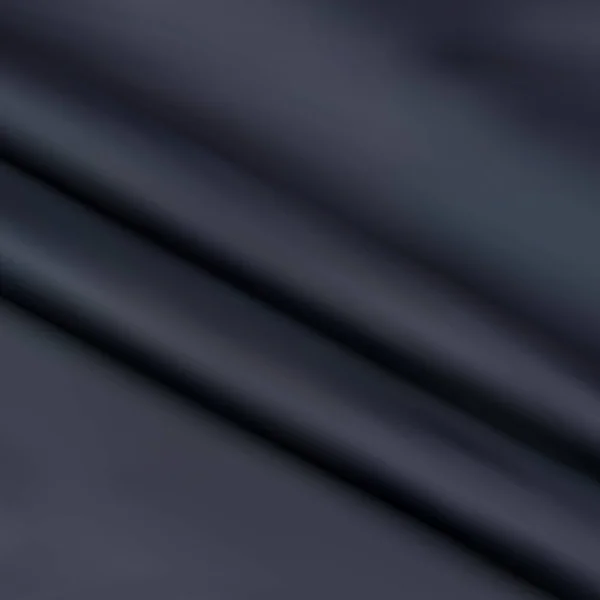 Tessuto Nero Accartocciato Moda Stile Sfondo Astratto — Vettoriale Stock