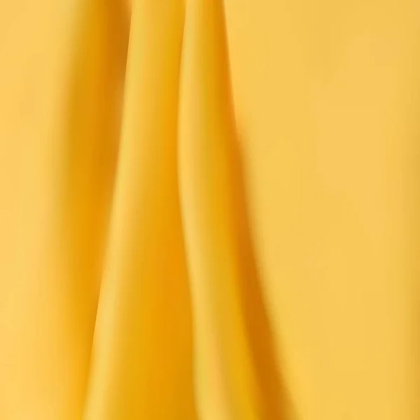 Amarelo Crumpled Fundo Textura Tecido Ilustração Vetorial — Vetor de Stock
