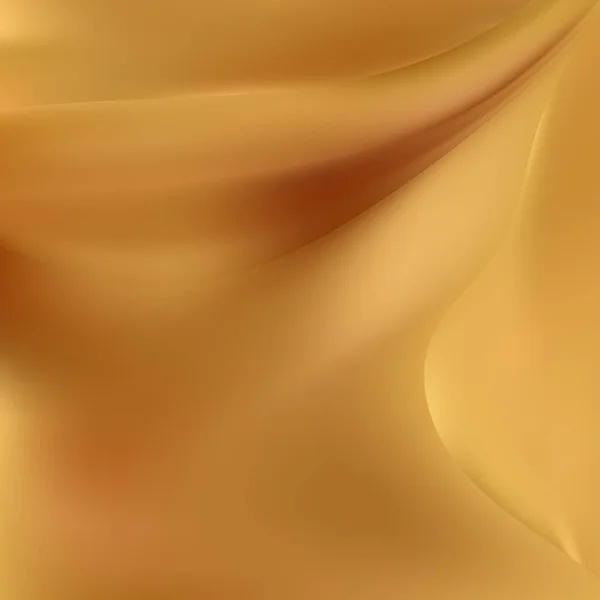 Goldgelber Stoff Textur Hintergrund Detail Aus Seide Oder Leinen Muster — Stockvektor
