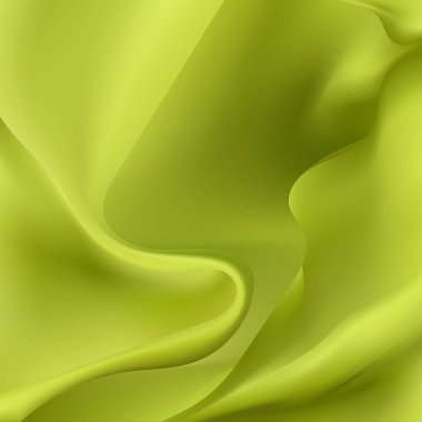 Sarı arka plan, kırışık kumaş patrem ve yüzey, dalgalı beyaz ipek kumaşın yakın plan, yumuşak dalgalı kumaş arkaplan, beyaz kumaş dokusu arka plan.