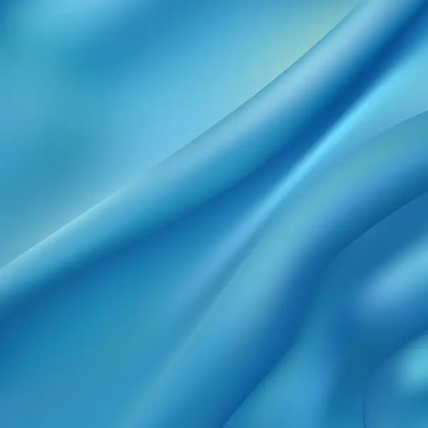 Seidenstoff Textur Aus Blau Runzeligem Stoff Blaue Runzelige Wellige Oberflächenstruktur — Stockvektor
