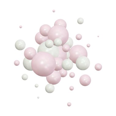 Pastel parlak ve renkli plastik toplar arka plan dokusu. Renkli arkaplan, rengarenk arka plan veya duvar kağıdı. Güzel pastel arkaplan resimleri.