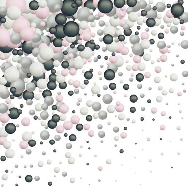 İncilerle soyut renkli arka plan. Modern festival illüstrasyonu.