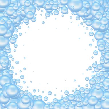 Abstract composition with 3d spheres. Pearls.