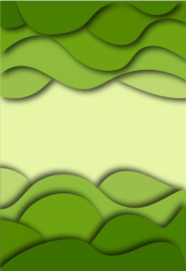 Kağıt kesiği renkli şekilli vektör arkaplanı. 3D soyut kağıt biçimi, iş sunumları için tasarım düzeni, el ilanları, posterler, baskılar, dekorasyonlar, kartlar, broşür kapağı.