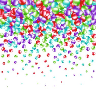 Background of colorful chocolate bean candies on pastel background in disorder. Colorful balls in mess