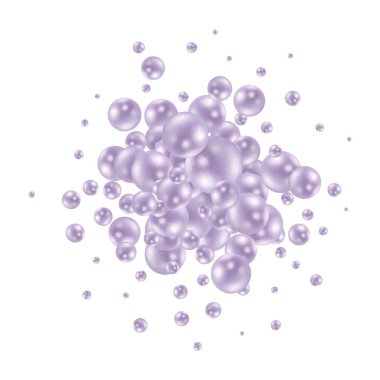 Gökkuşağının renklerine ve vitaminlere göre düzenlenmiş gerçekçi renkli topları olan pankart. Soyut arkaplan. Vektör illüstrasyonu.