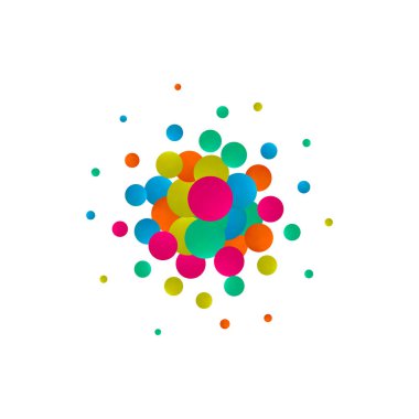 Renkli toplar soyut duvar kağıdı, incinin anası..