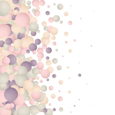 Background of colorful chocolate bean candies on pastel background in disorder. Colorful balls in mess.