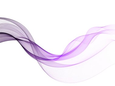 Koyu arkaplanda soyut mor duman dalgası.