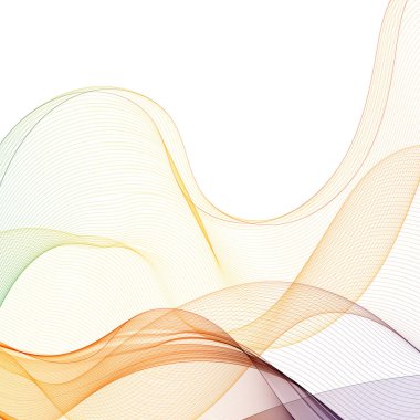 Soyut vektör arkaplanı. Renkli dalga