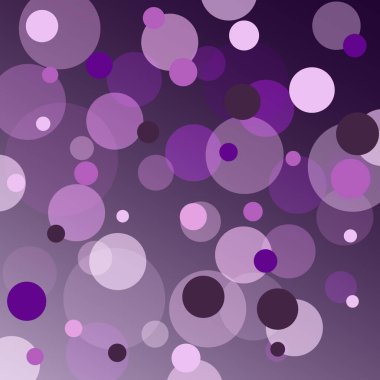Yuvarlak elementlerle renklendirilmiş arka plan. Şeffaflık etkisi. Bokeh