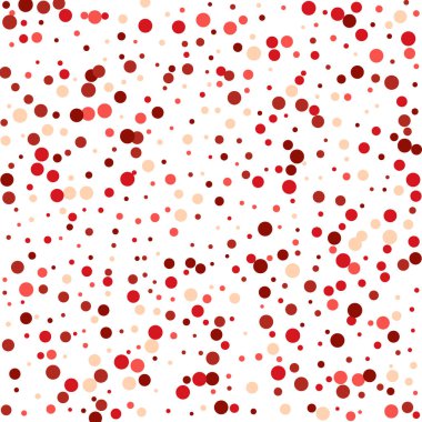 Metnin için alanı olan rastgele kırmızı baloncuklar.