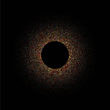 Kırmızı ve sarı simli arka plan. vektör illüstrasyonu.