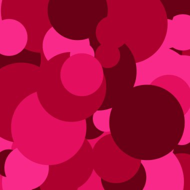 Pembe daireler. Vektör soyut arkaplanı.