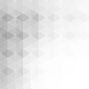 Soyut gri altıgenler. Sunum için arka plan. Reklam için şablon. çokgen biçimi