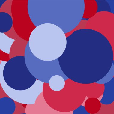 Renkli daireler. Vektör soyut arkaplanı.