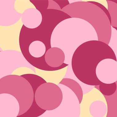 Beyaz arka planda renk daireleri. Vektör illüstrasyonu.