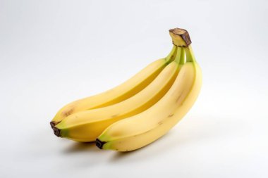 Muz, izole edilmiş beyaz arka plan, taze lezzetli meyve. Yüksek kaliteli fotoğraf.