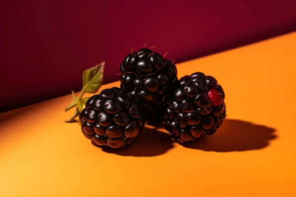 Μπέρι Βατόμουρα Φρέσκα Νόστιμα Φρούτα Υψηλής Ποιότητας Φωτογραφία — Φωτογραφία Αρχείου
