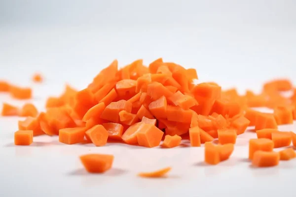 胡萝卜在白色孤立的背景上 新鲜美味的蔬菜 新鲜的配料 烹调配料 高质量的照片 — 图库照片