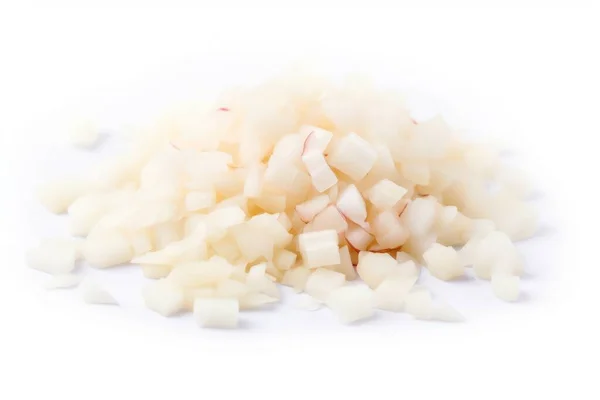 Цибуля Ізольована Білому Тлі Свіжі Смачні Овочі Свіжі Інгредієнти Інгредієнти — стокове фото