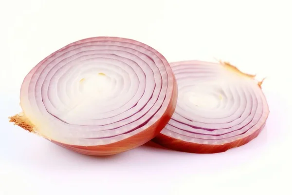 Onion Isolated White Background Fresh Tasty Vegetables Fresh Ingredients Cooking — Stock Photo, Image