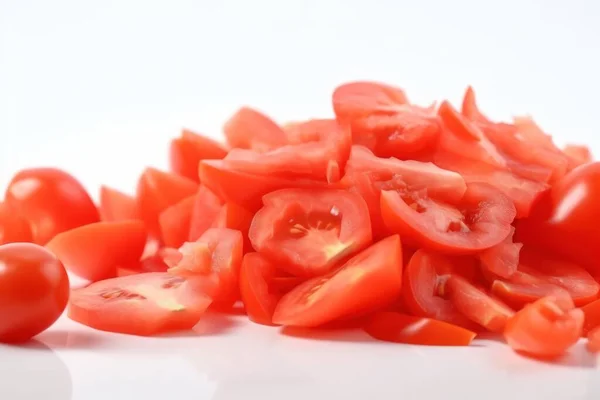 토마토는 맛있는 재료에 분리되어 고품질 — 스톡 사진