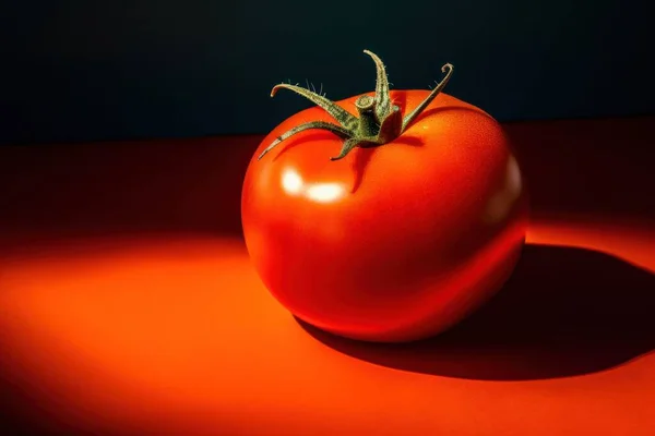 Tomaten Auf Dunklem Hintergrund Frisches Schmackhaftes Gemüse Frische Zutaten Zutaten — Stockfoto