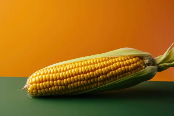 Kukurydza Cukrowa Świeże Smaczne Warzywa Świeże Składniki Składniki Gotowania Wysokiej — Zdjęcie stockowe
