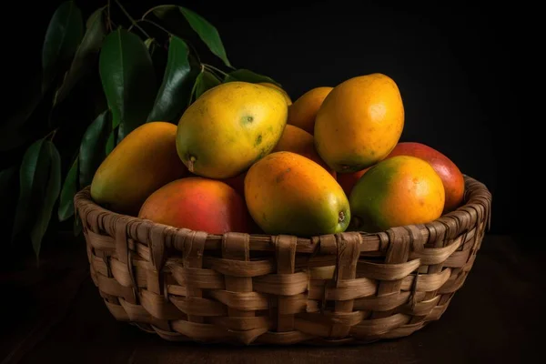 Mango Fruta Fresca Sabrosa Foto Alta Calidad —  Fotos de Stock