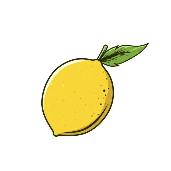 Limão Fruto Vetor Ilustração —  Vetores de Stock