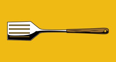 spatula aracı vektör tasarımı