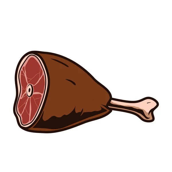 Κρέας Πόδι Διανυσματική Απεικόνιση — Διανυσματικό Αρχείο
