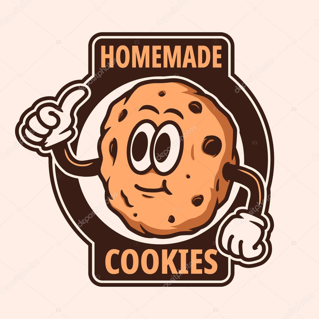 Homemade cookies logo emblem design