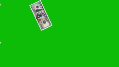 100 dolarlık banknotların arkaplanı