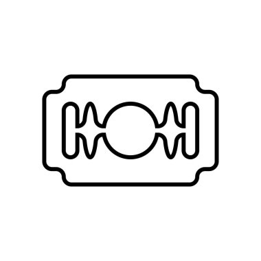 jilet simgesi vektör illüstrasyon logo tasarımı