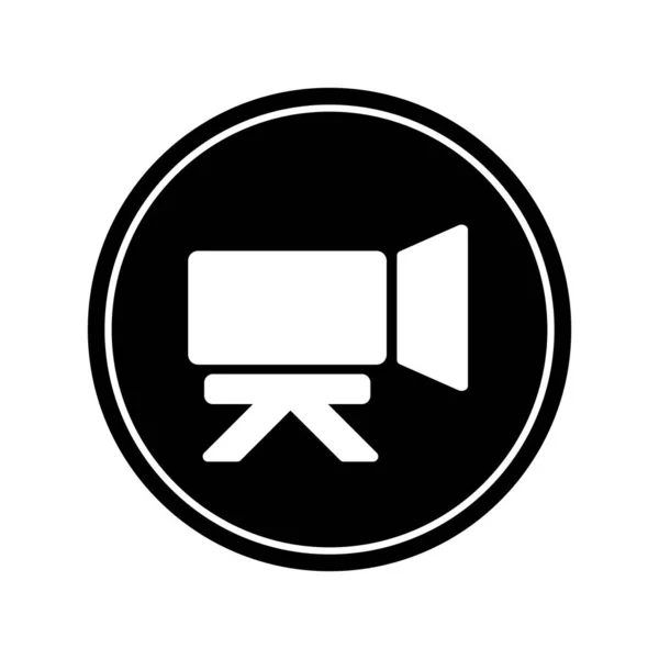 Icône Caméra Illustration Vectorielle Logo Design — Image vectorielle