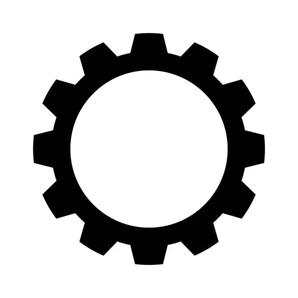 Gear Icon Vector Illustration Logo Design — Stock Vector