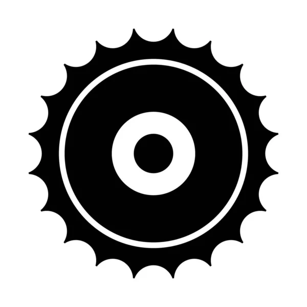 Значок Шестерні Векторна Ілюстрація Дизайн Логотипу — стоковий вектор