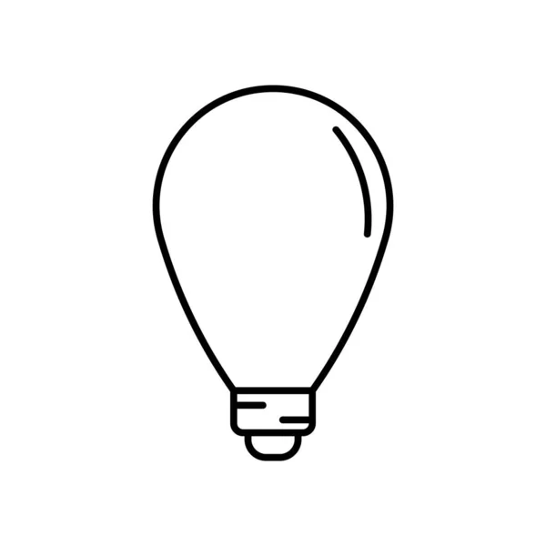 Lamp Icon Vector Illustration Logo Design — Stock Vector