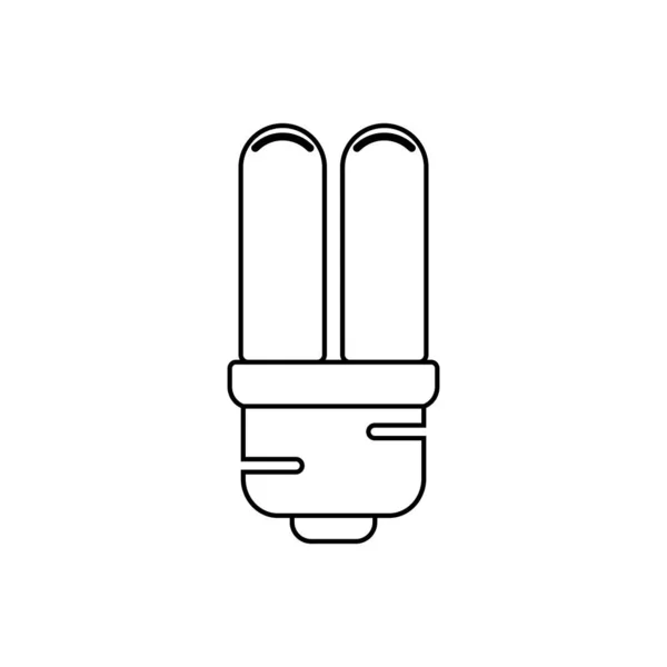 Icône Lampe Vecteur Illustration Logo Design — Image vectorielle