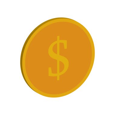 coin icon vector illustration logo design