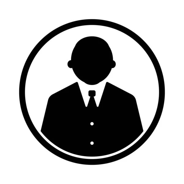 Profilo Icona Vettoriale Illustrazione Logo Design — Vettoriale Stock