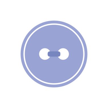 Giyim düğmesi simgesi vektör illüstrasyon logo tasarımı